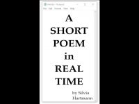 A Short Poem In Real Time A Short Poem In Real Time
