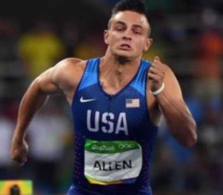 USA Olympian Devon Allen Appearing To Use Tapping at Rio 2016 Olympics