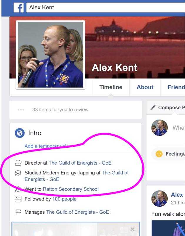 How To List Your GoE Qualifications and Workplace On Facebook