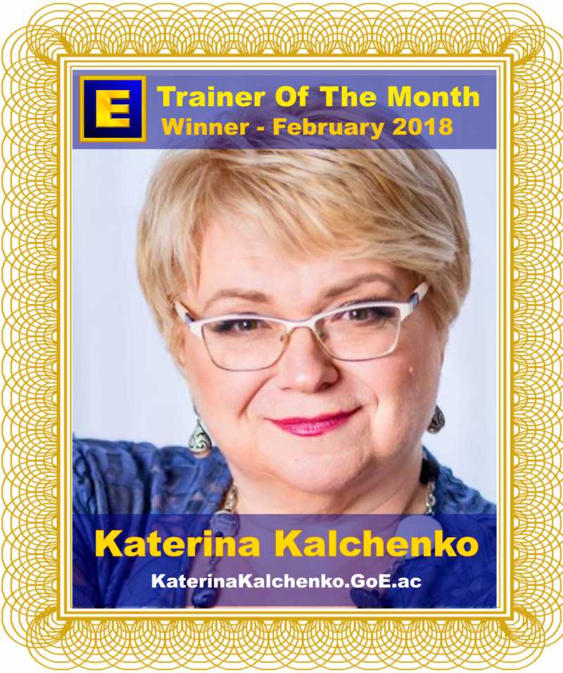 GoE Trainer of the Month - February 2018