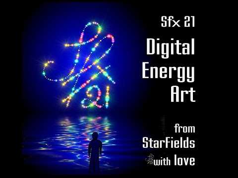 Healing Art Exercise: From StarFields With Love - Digital Energy Art 2021