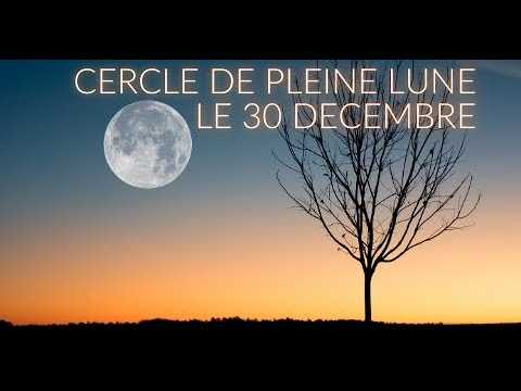Extrait de séance Zoom - Pleine Lune Cercle de Tambours de 30-12-2020