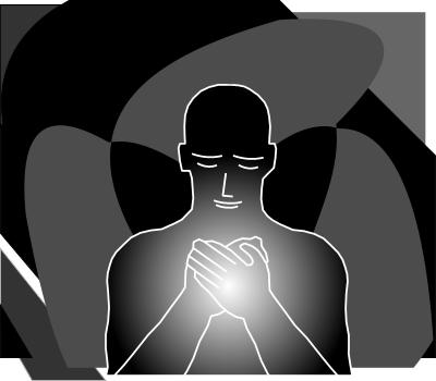 Heart Healing Prayer Illustration