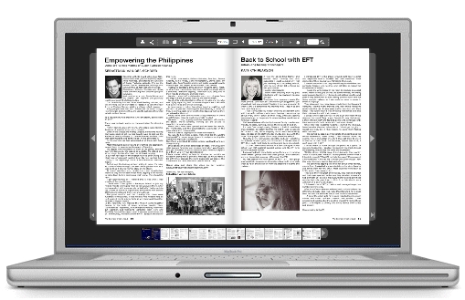 The Energist Magazine Laptop