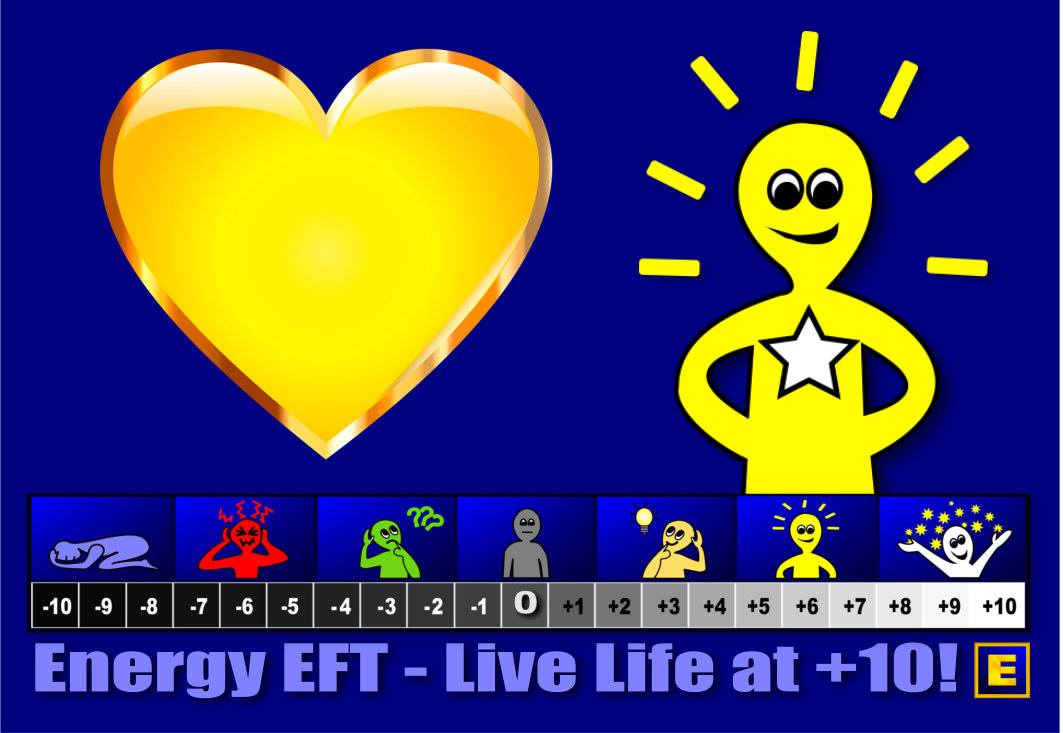 Heart of Gold Energy EFT Mens Sticker