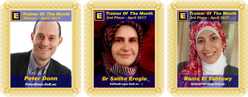 Trainer of the Month - April 2017