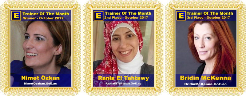 GoE Trainer of the Month - October 2017
