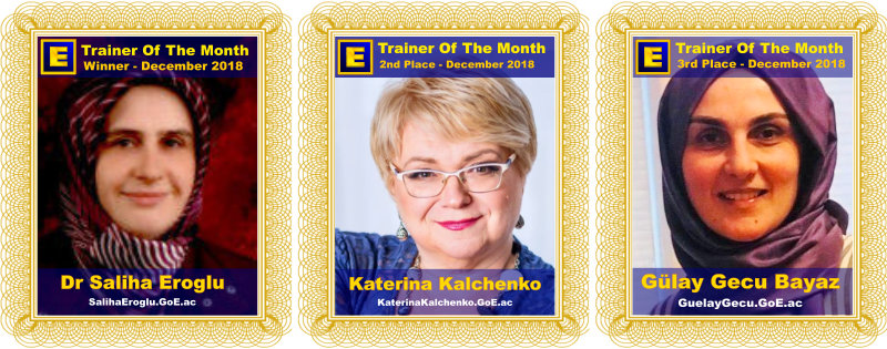 GoE Trainer of the Month - December 2018