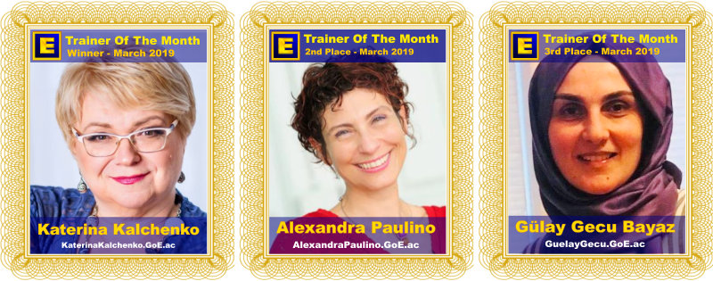 GoE Trainer of the Month - March 2019