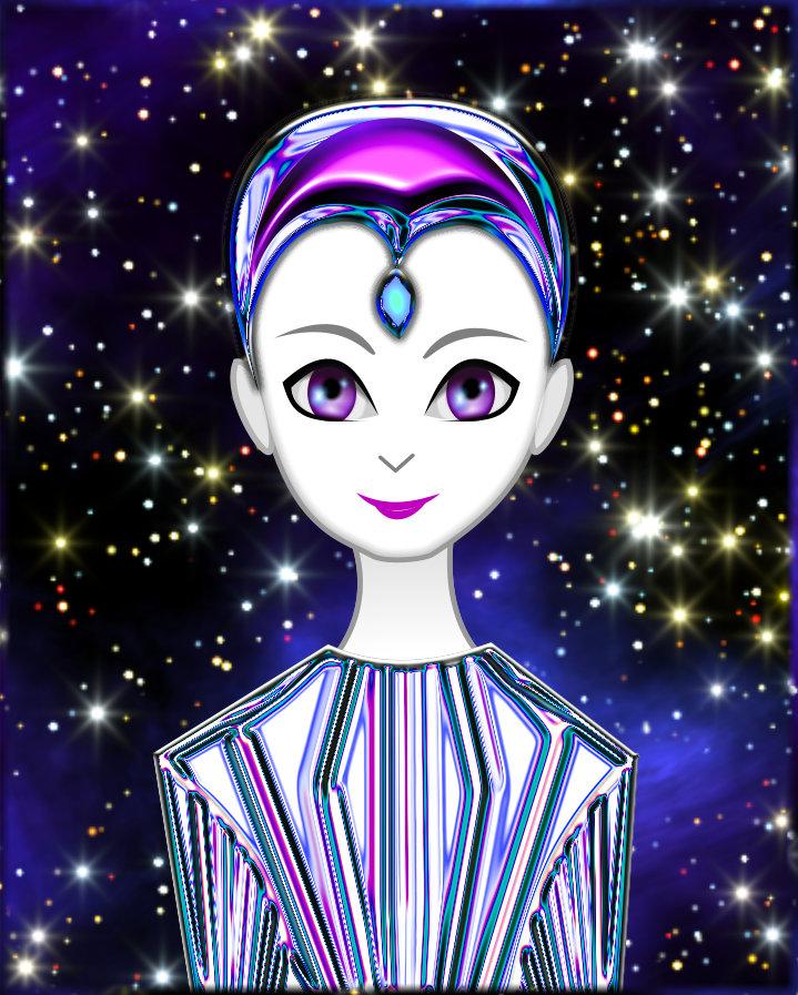 The alien white queen manga character