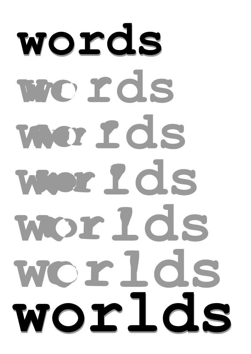 Word art words to worlds by silvia hartmann