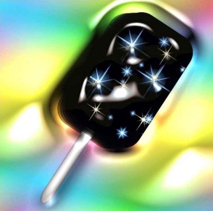 Starry Nights flavoured lollipop by Silvia Hartmann
