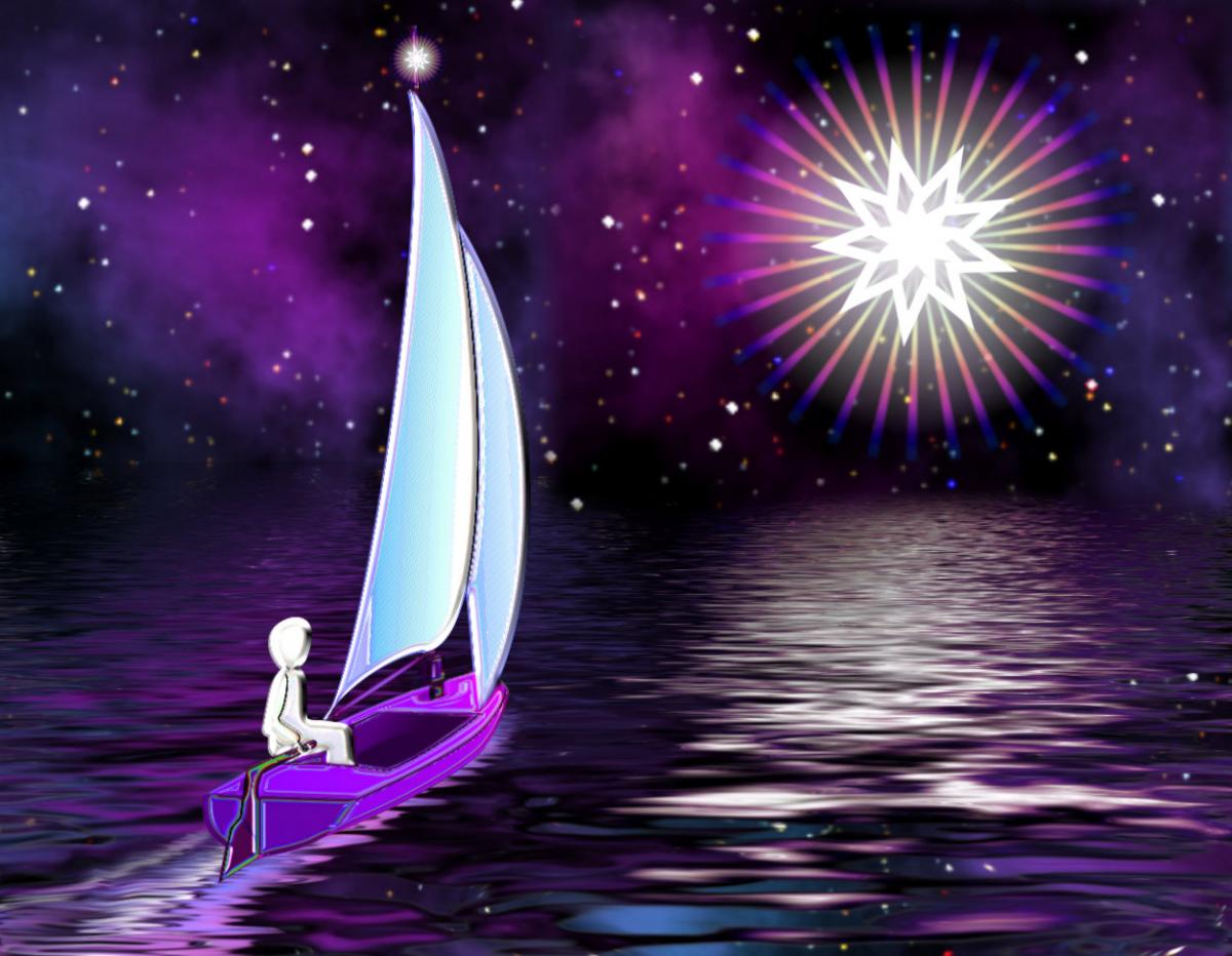 Sailing towards the star