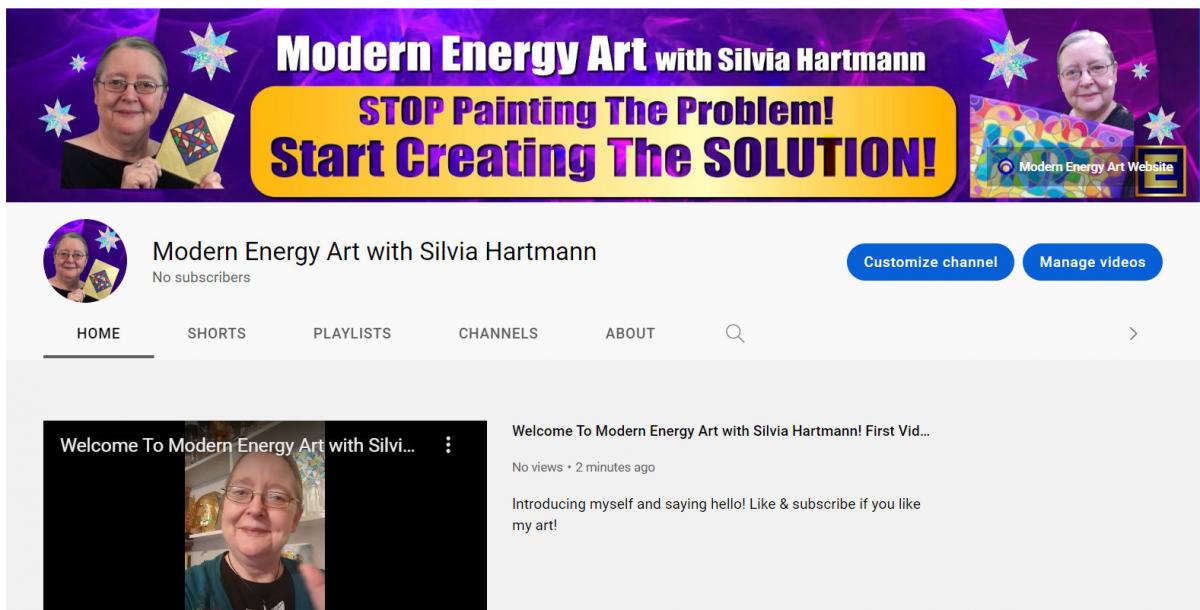 Modern Energy Art Youtube Channel Brand New Screenshot