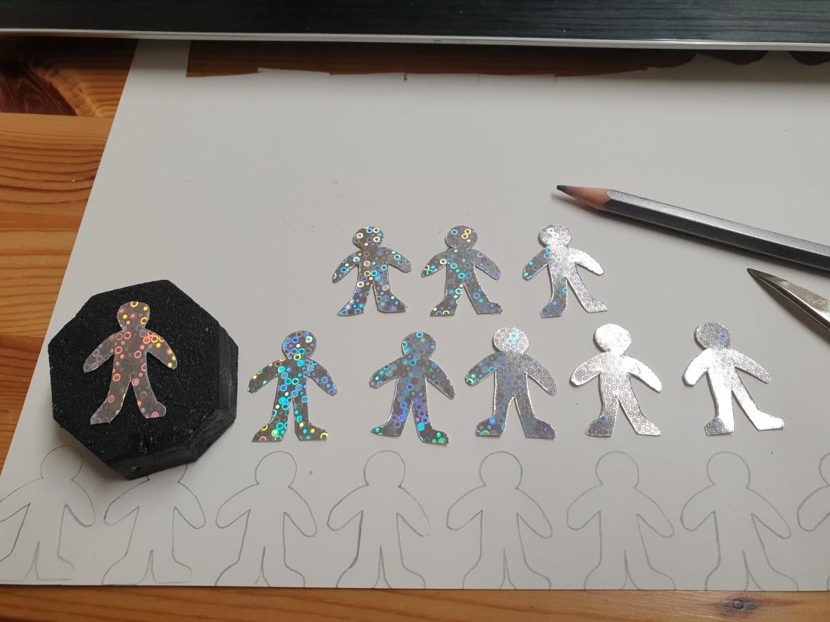 23 MirrorMen needed to be cut out 